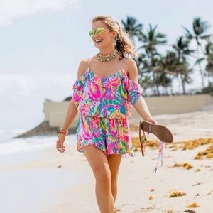 Lilly Pulitzer Fenella Romper Size Small